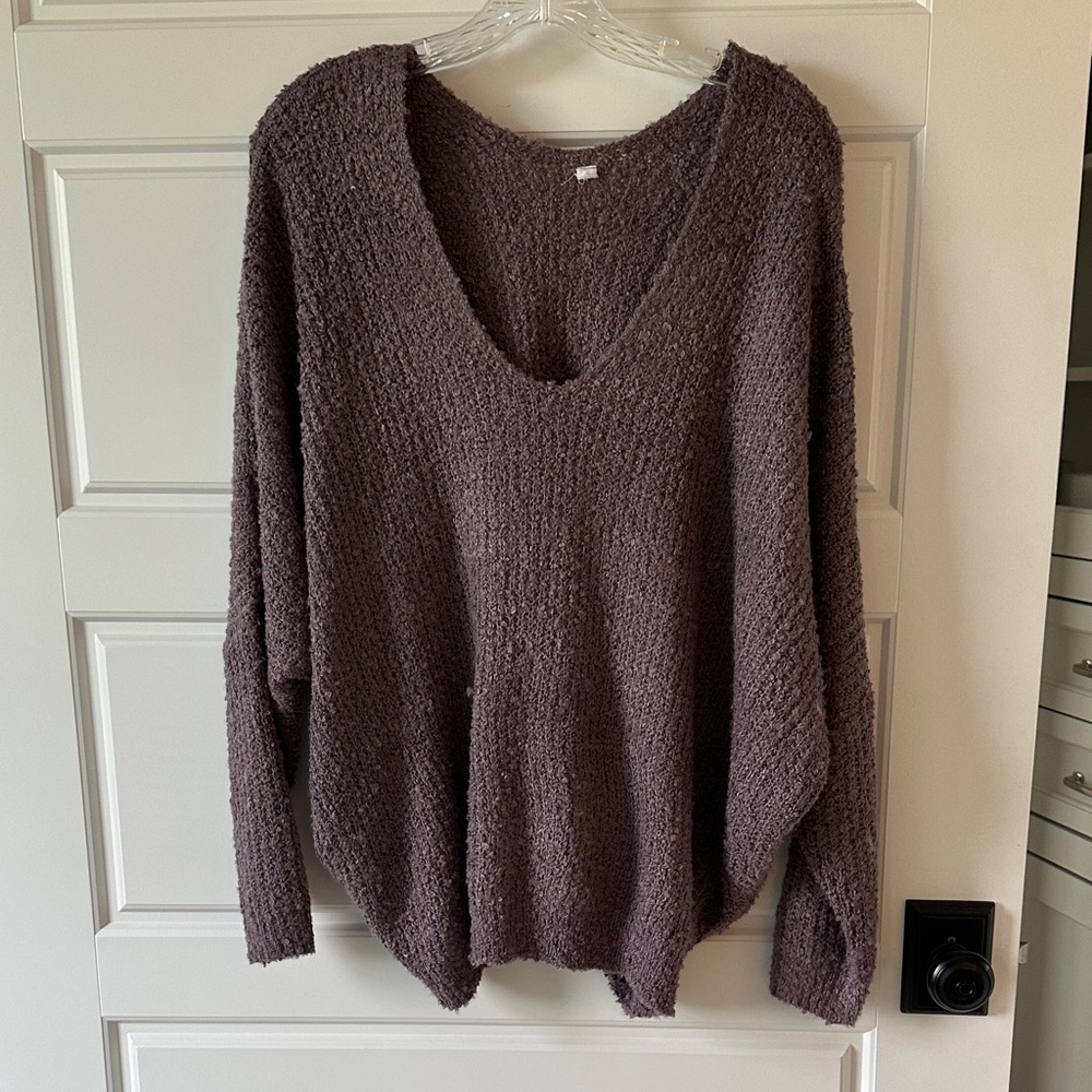 Cozy Knit Women's Sweater - Brown